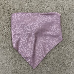 Sweet Genesis Strapless Bandana Style Tube Top w/back ties Pink Animal Print EUC